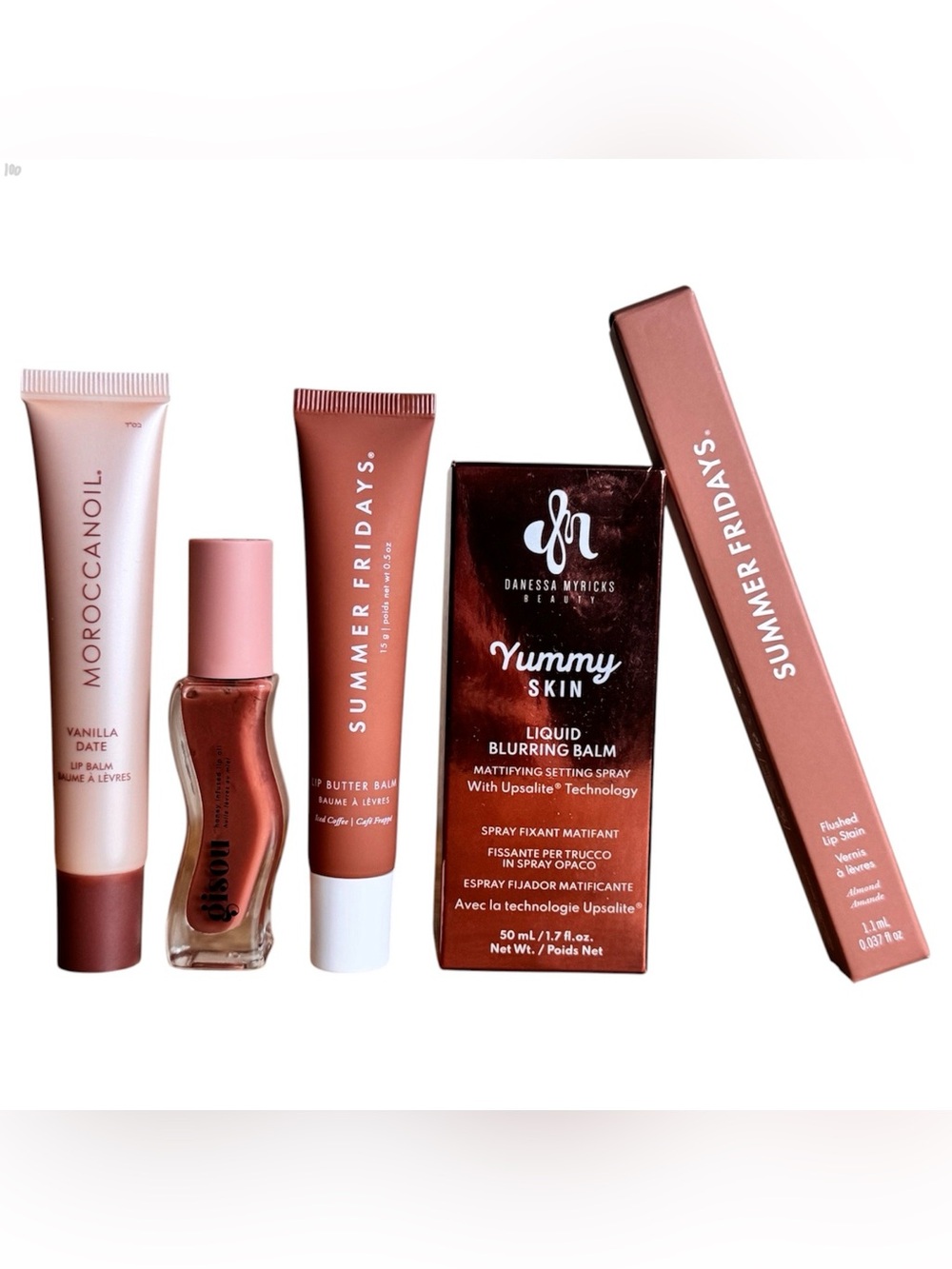 Beauty Bundle Moroccanoil Gisou Summer Fridays Danessa Myricks Lip Makeup